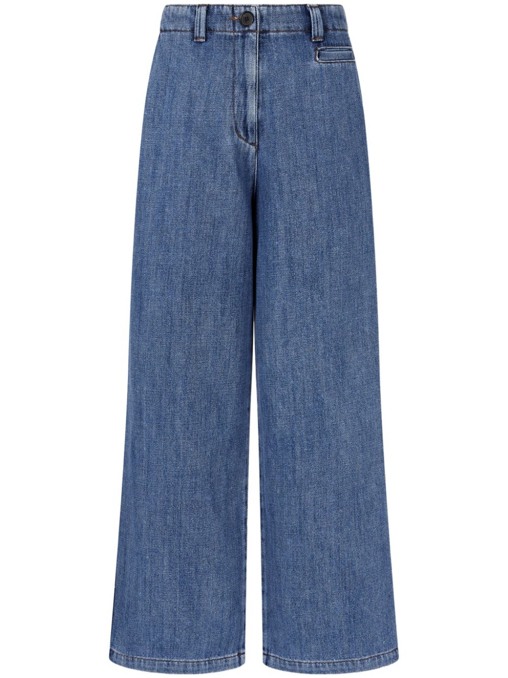 STUDIO TOMBOY wide-leg cotton denim jeans - Blue von STUDIO TOMBOY