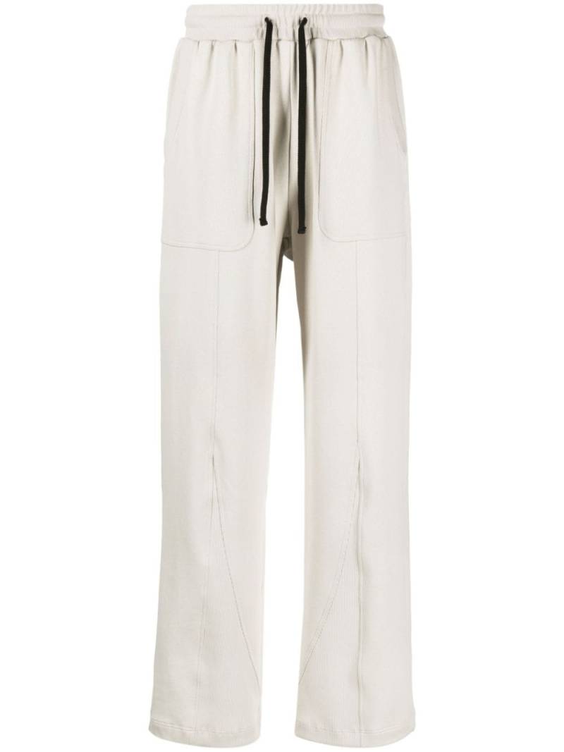 STYLAND x notRainProof drawstring cotton track pants - Grey von STYLAND