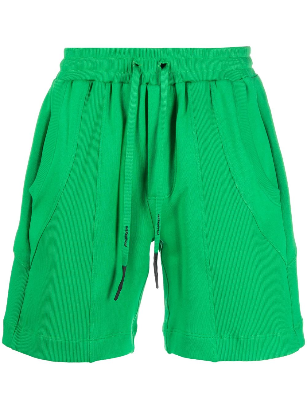 STYLAND x notRainProof drawstring organic cotton shorts - Green von STYLAND