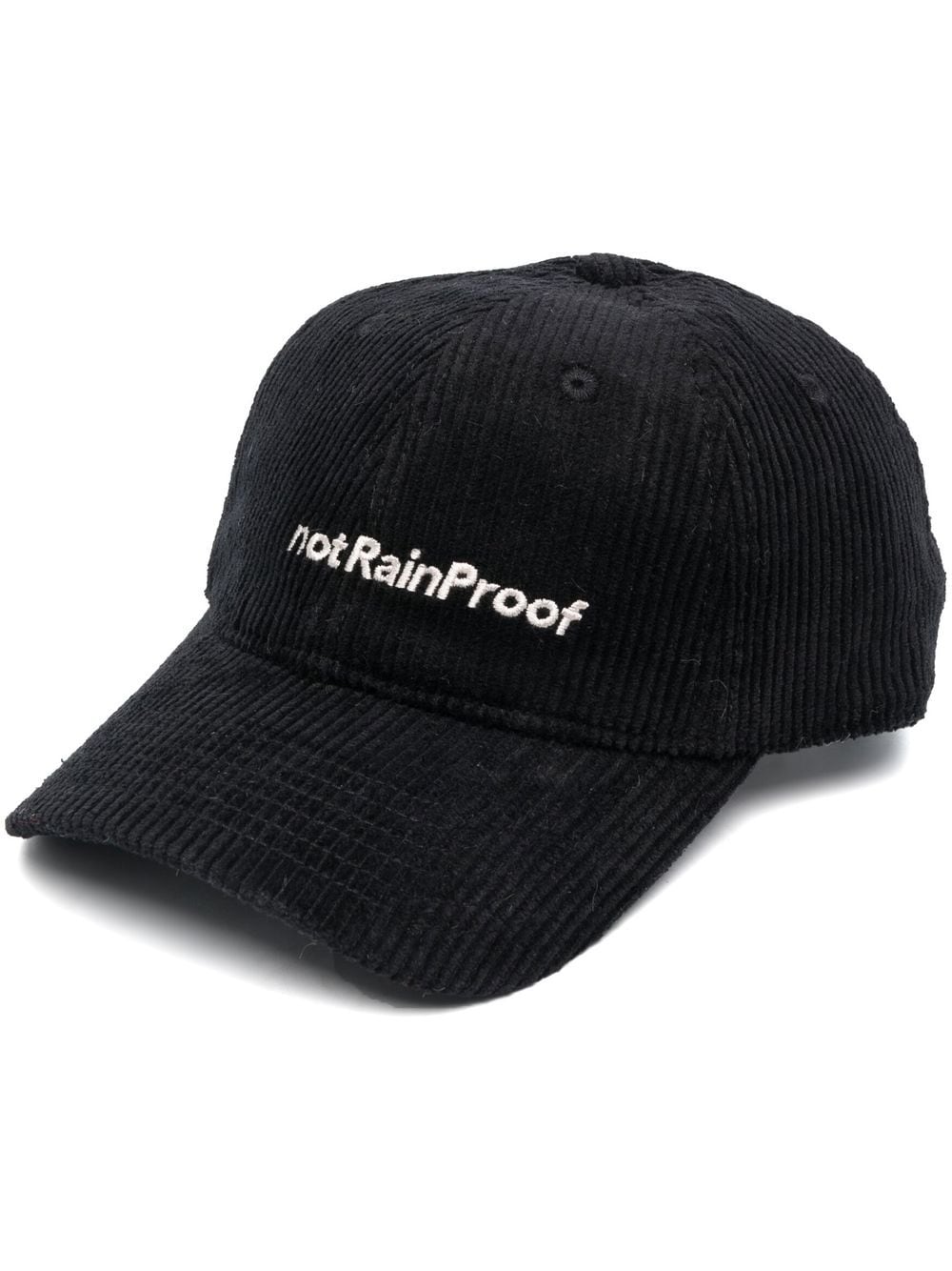 STYLAND x notRainProof embroidered-slogan baseball cap - Black von STYLAND