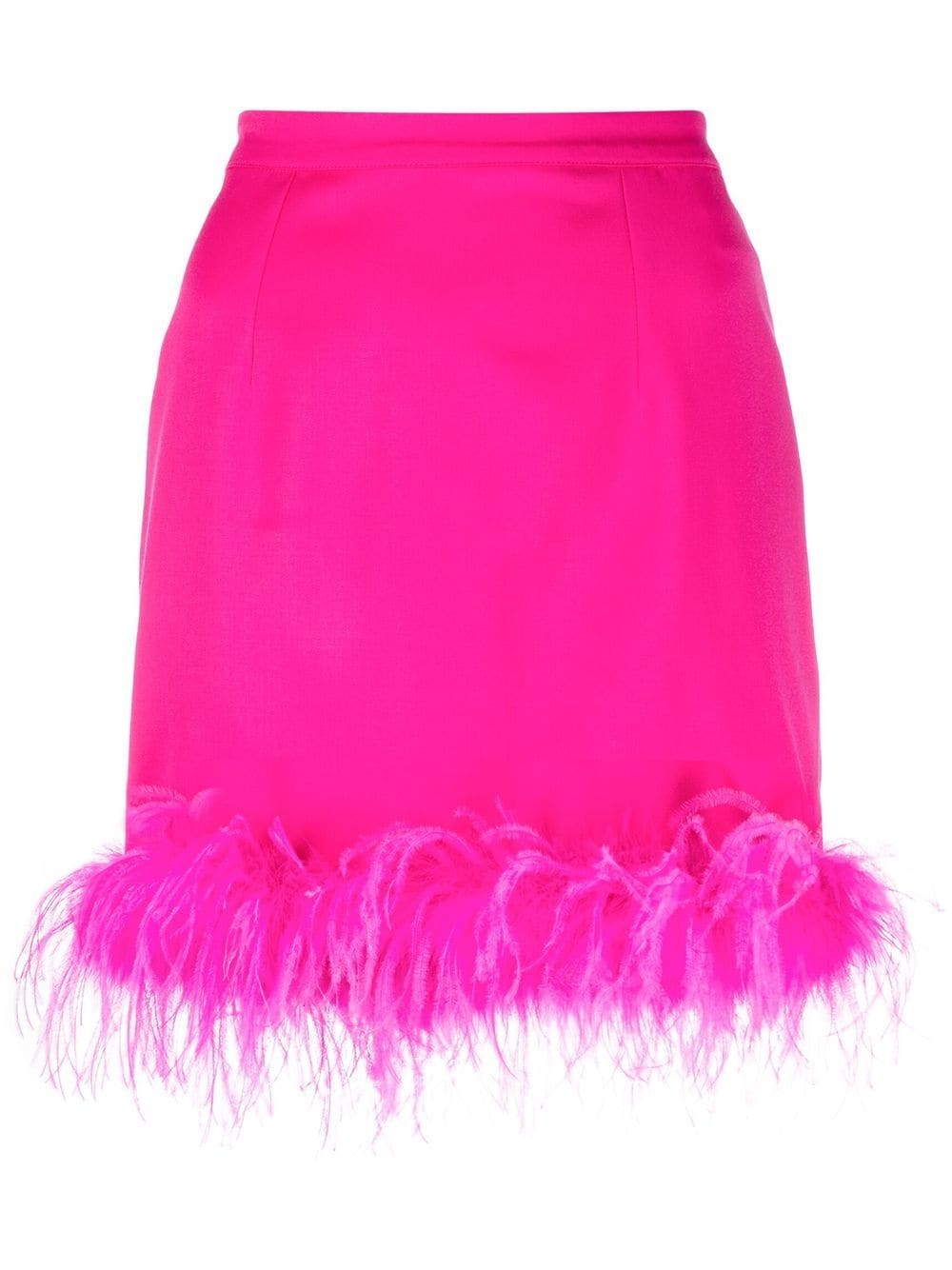 STYLAND feather-trim mini skirt - Pink von STYLAND