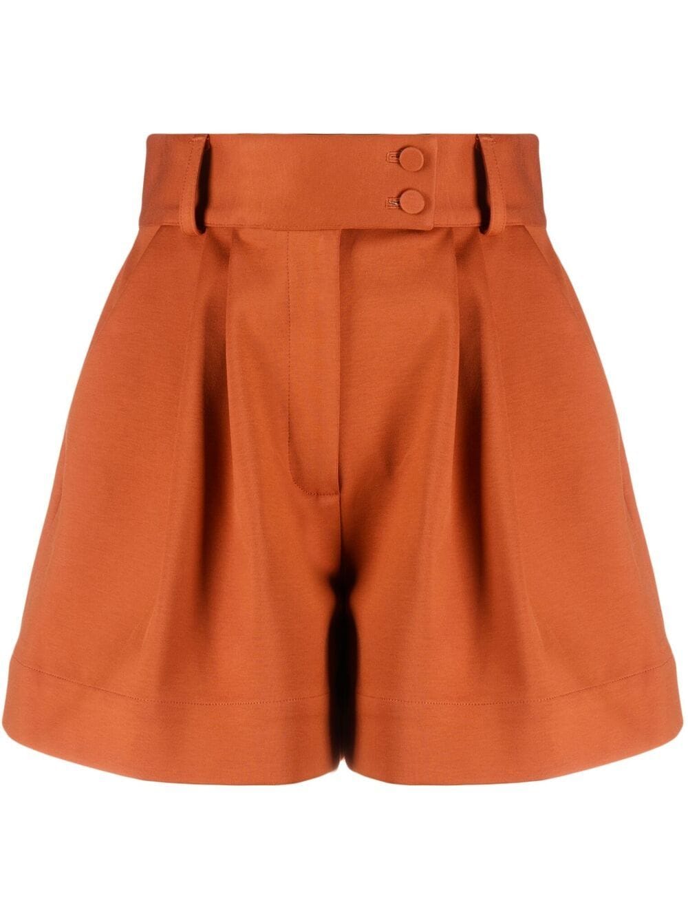 STYLAND high-waisted shorts - Brown von STYLAND