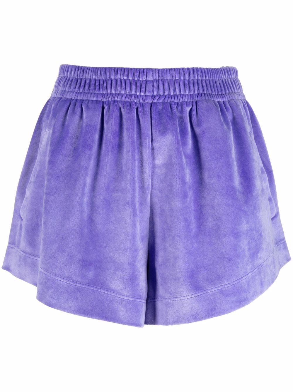 STYLAND high-waisted velvet shorts - Purple von STYLAND