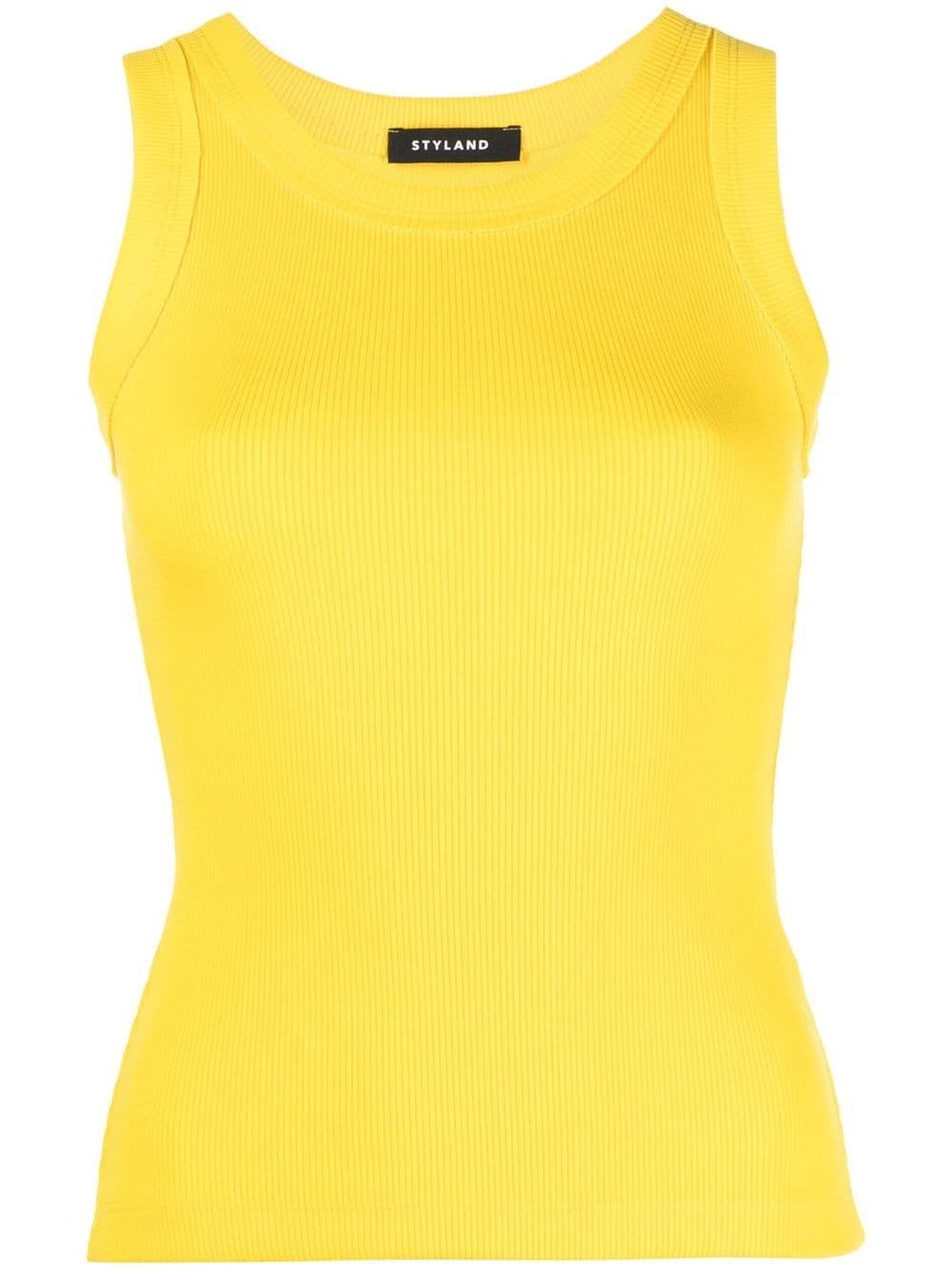 STYLAND organic-cotton vest-top - Yellow von STYLAND