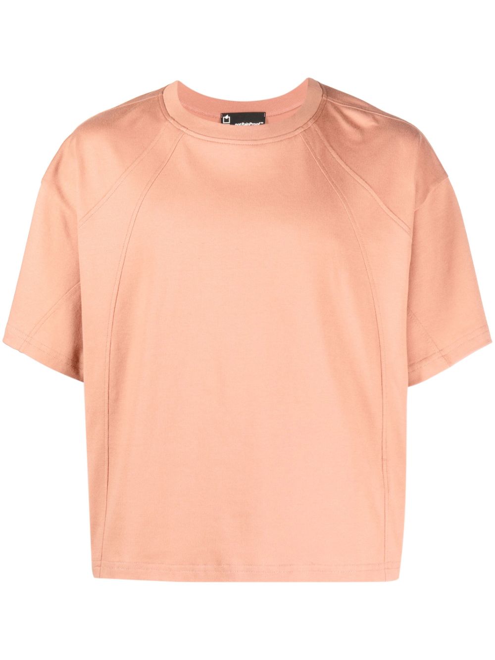 STYLAND x notRainProof panelled jersey T-shirt - Orange von STYLAND