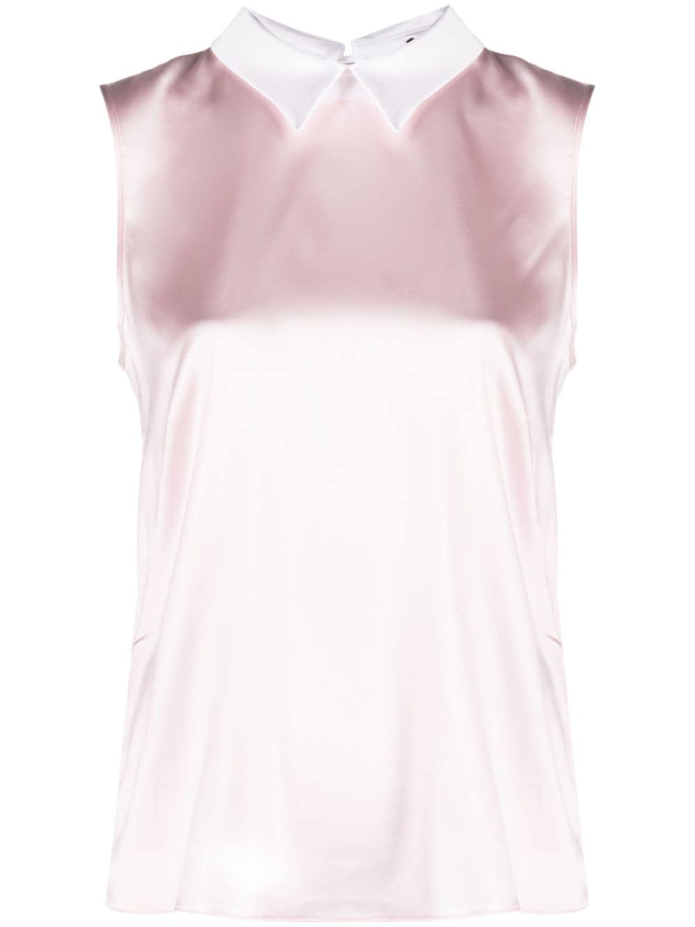 STYLAND stretch-silk sleeveless top - Pink von STYLAND