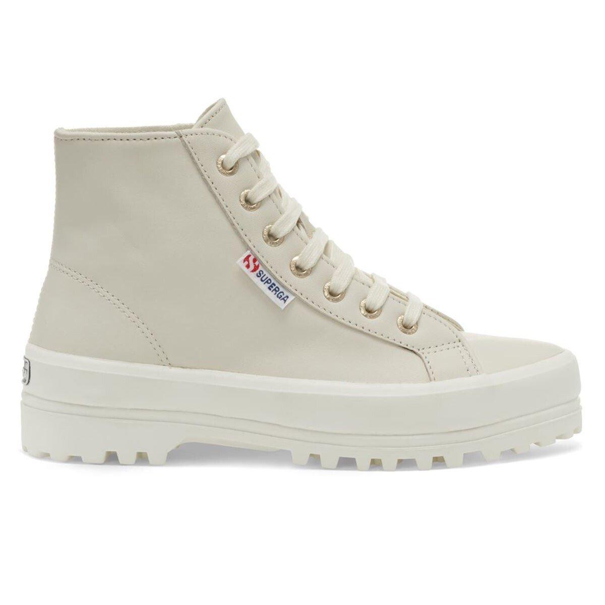 Stiefeletten 2341 Beige It Eggshell Damen  37 von SUPERGA