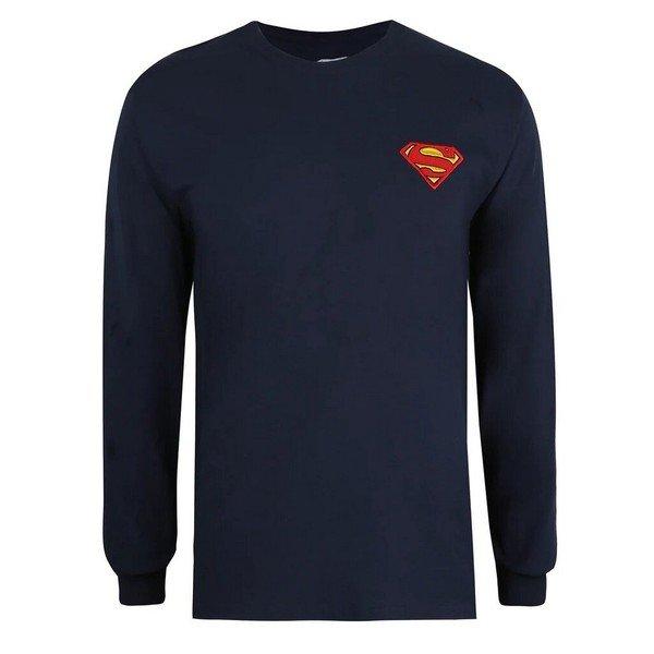 Core Tshirt Langärmlig Herren Marine XL von SUPERMAN