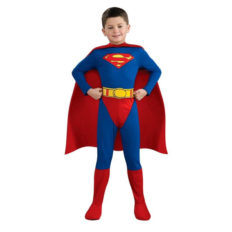 Justice League Kostüm Jungen Blau M von SUPERMAN