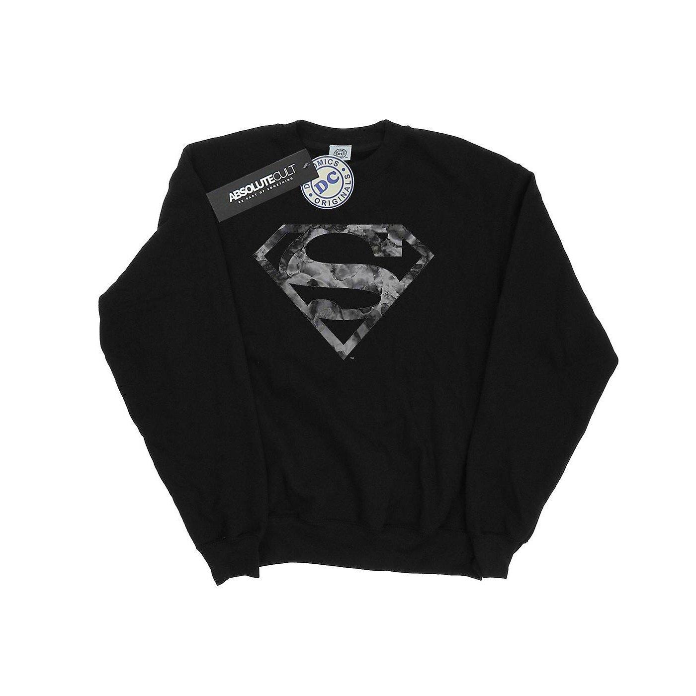 Sweatshirt Logo Herren Schwarz 3XL von SUPERMAN