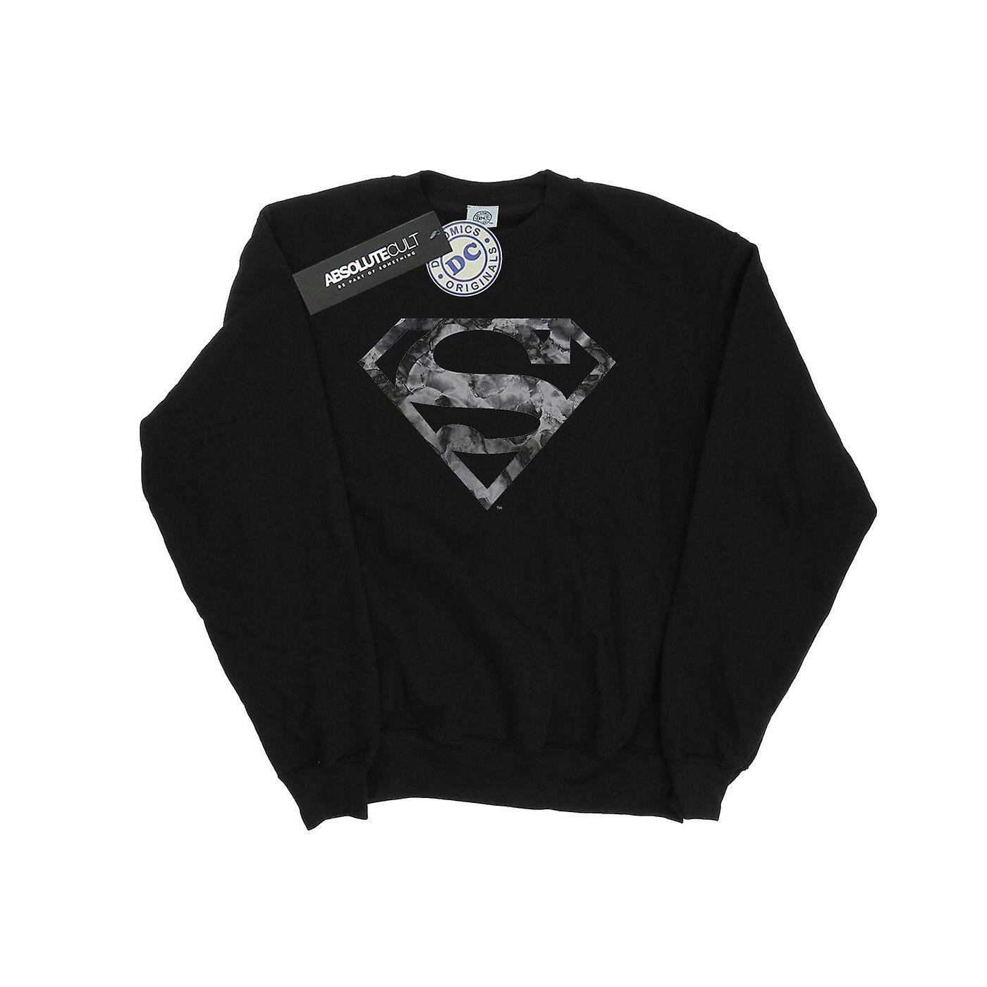 Sweatshirt Logo Herren Schwarz L von SUPERMAN