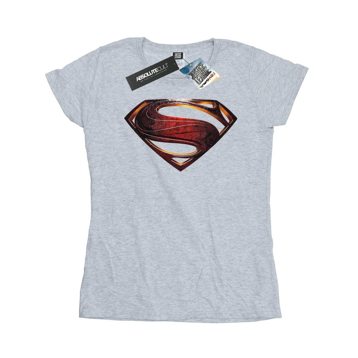 Tshirt Damen Grau S von SUPERMAN