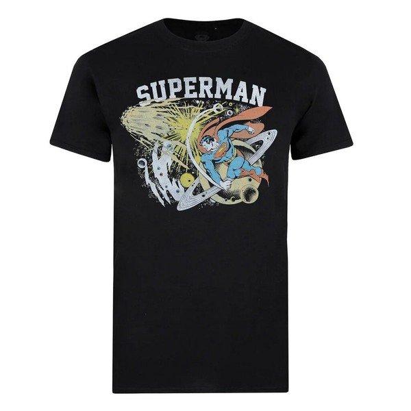 Tshirt Herren Schwarz L von SUPERMAN