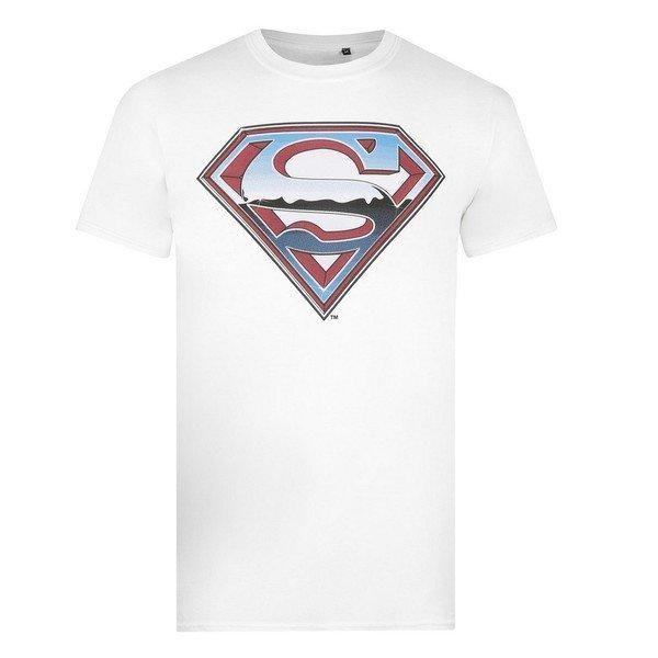 Tshirt Logo Herren Weiss XL von SUPERMAN