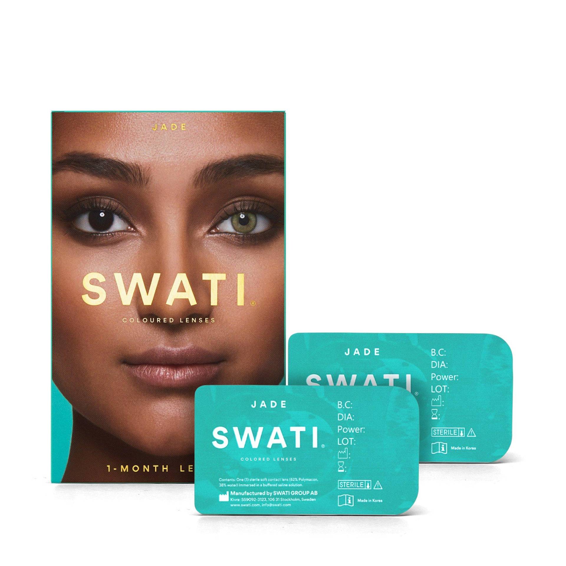 Farbige Kontaktlinsen Für 1 Monat Damen Jade Set von SWATI