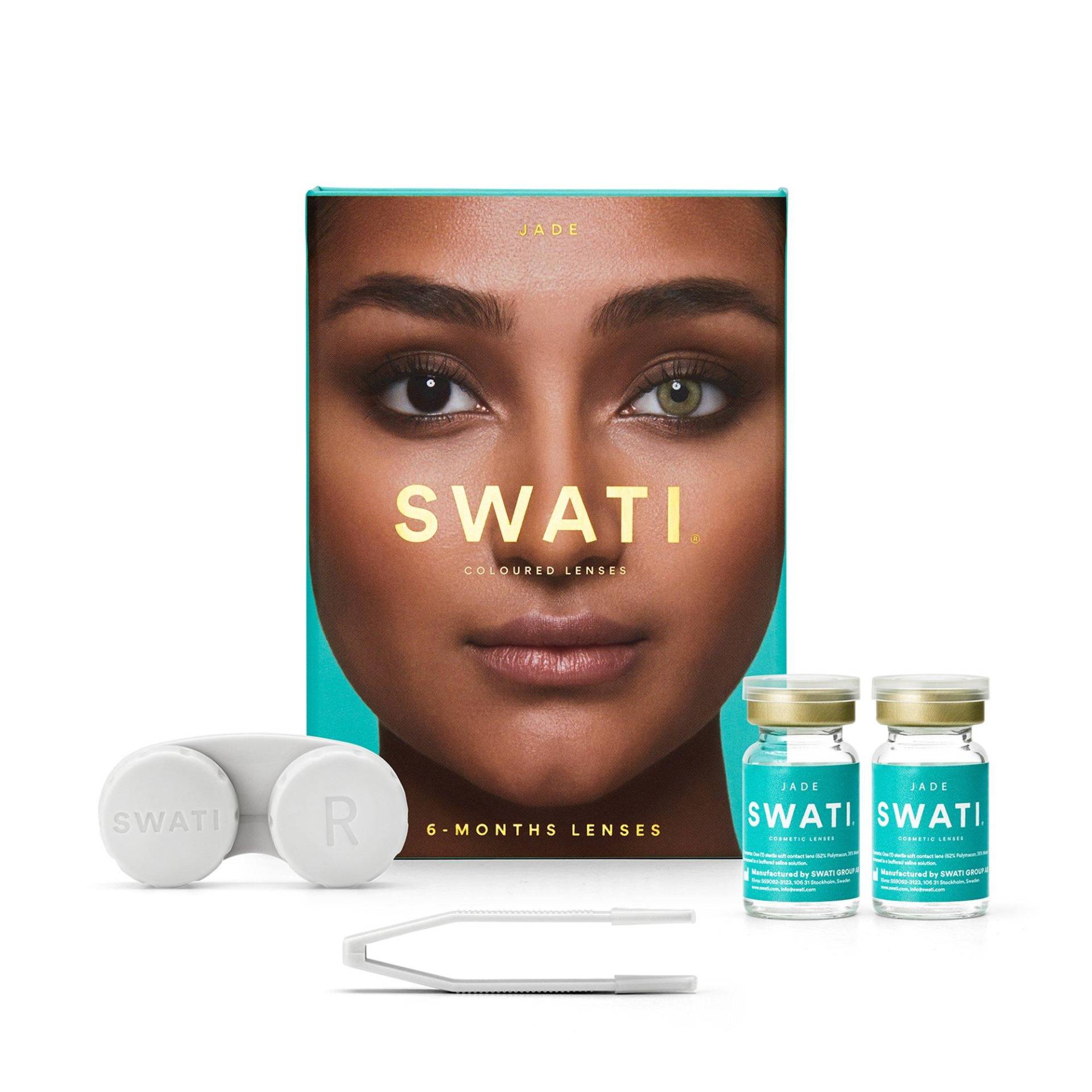 Farbige Kontaktlinsen Für 6 Monate Damen Jade Set von SWATI