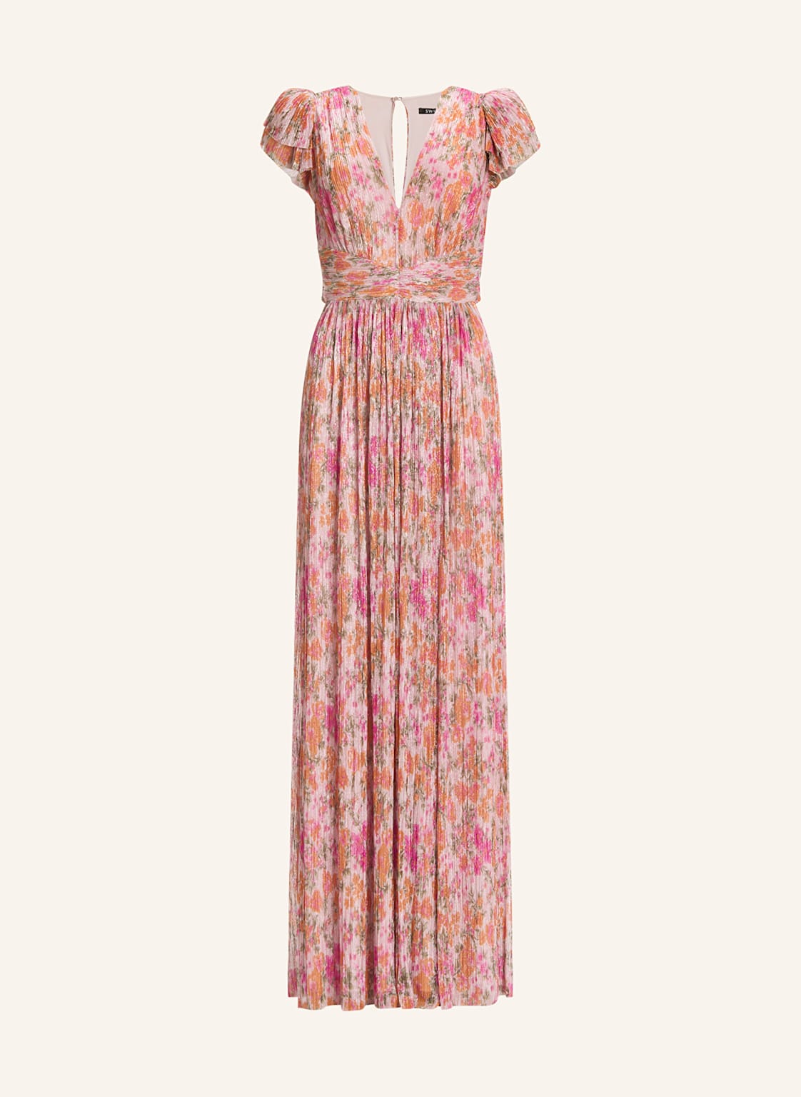 Swing Abendkleid Mit Glitzergarn pink Swing Abendkleid Mit Glitzergarn pink von SWING