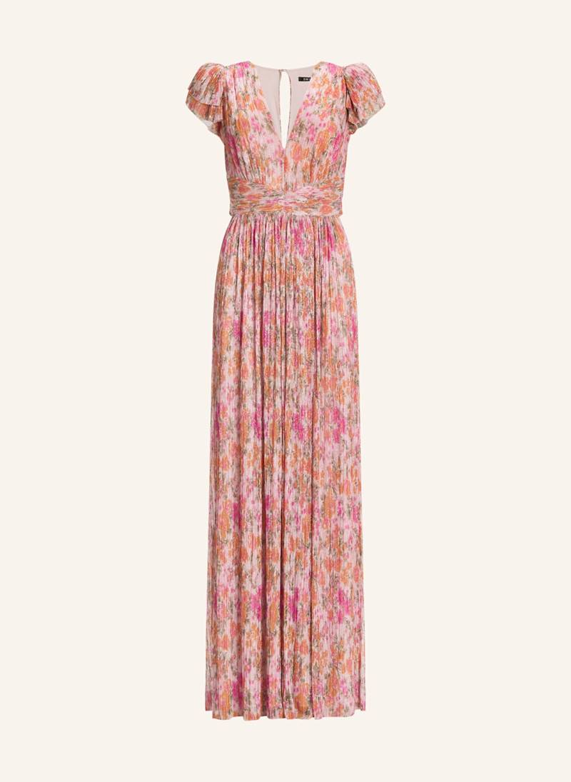 Swing Abendkleid Mit Glitzergarn pink von SWING