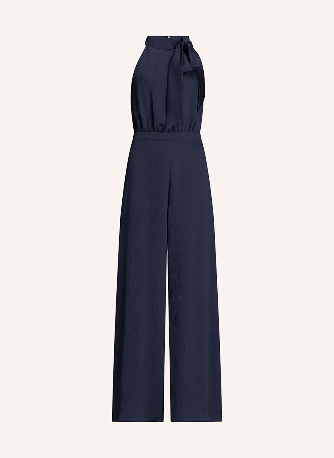 Swing Jumpsuit Aus Satin Mit Schluppe blau von SWING