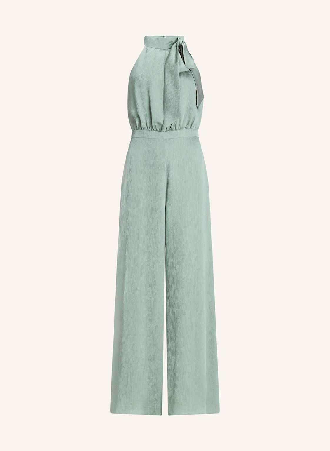 Swing Jumpsuit Aus Satin Mit Schluppe gruen von SWING