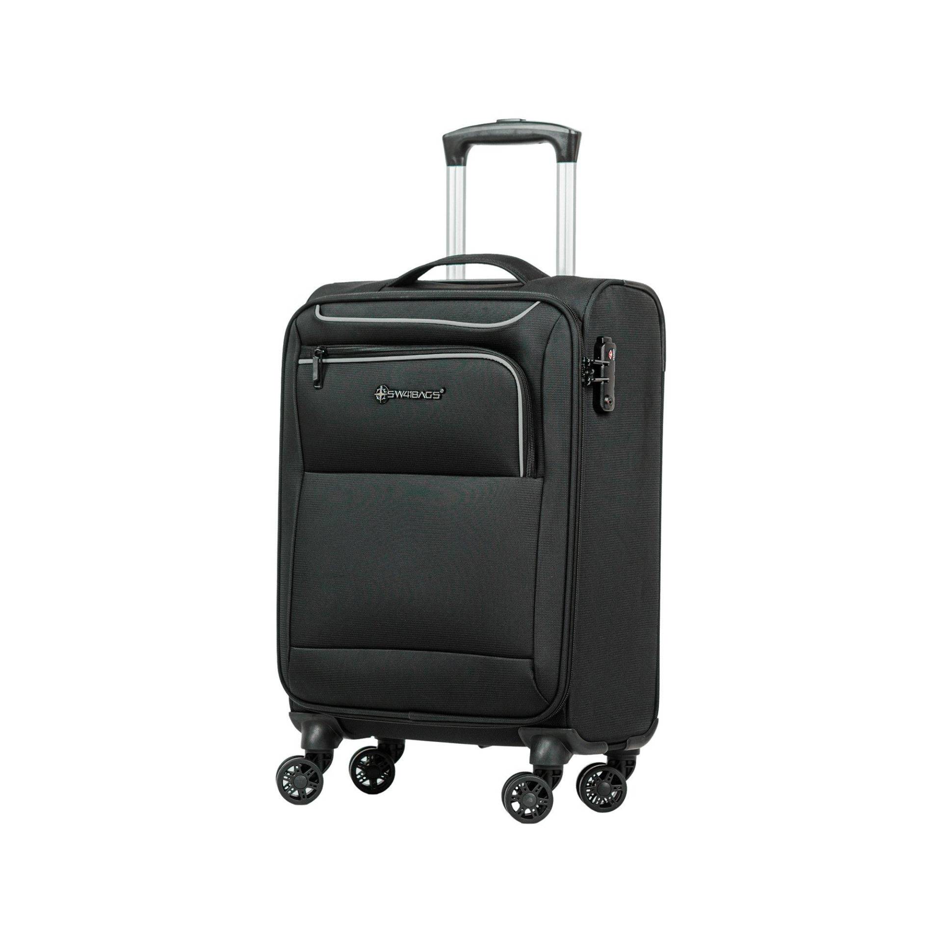 Weich-koffer,sp Unisex Black 55 CM von SWISS BAG COMPANY
