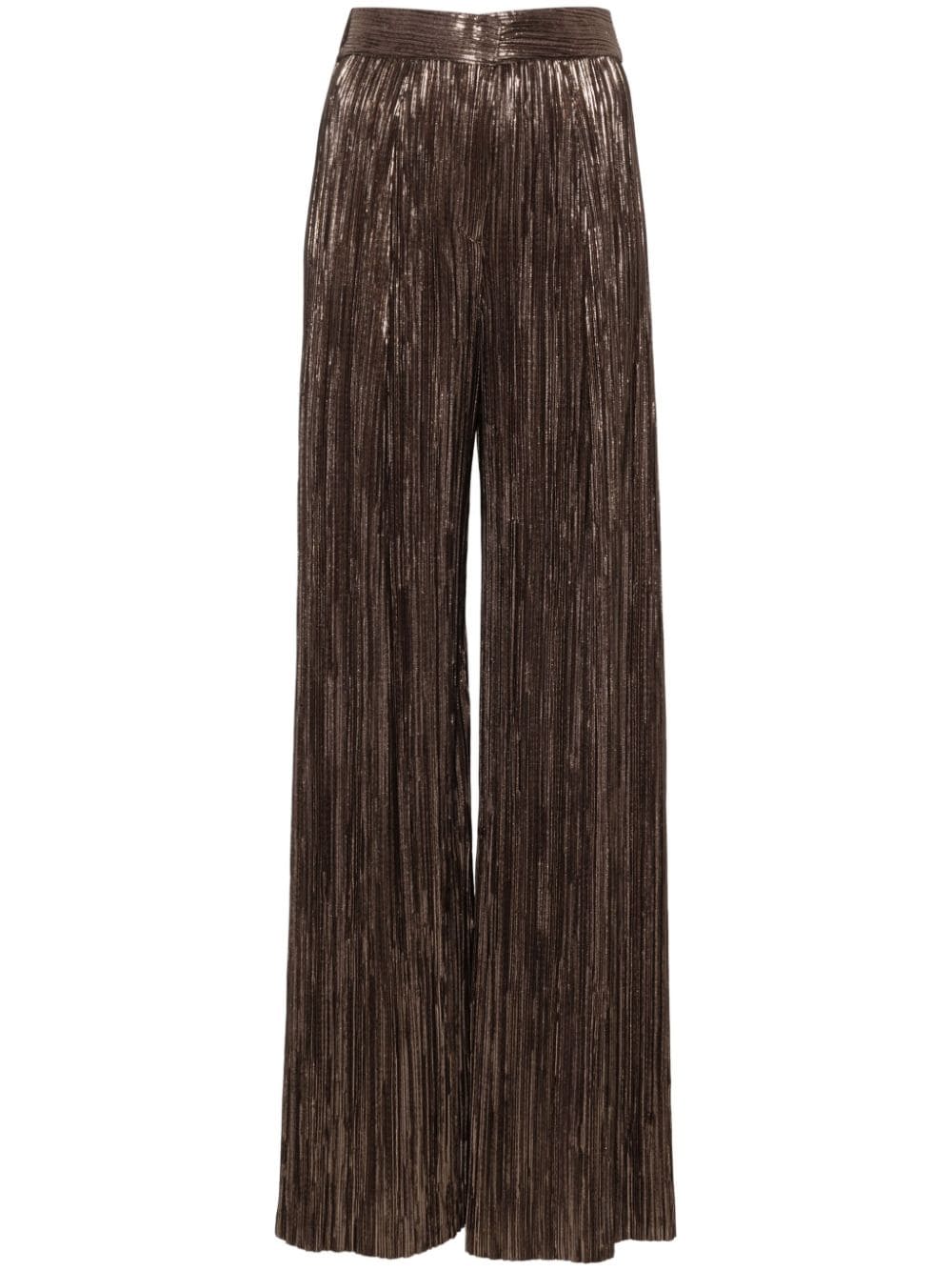 Sabina Musayev Liroy pleated straight-leg trousers - Brown von Sabina Musayev