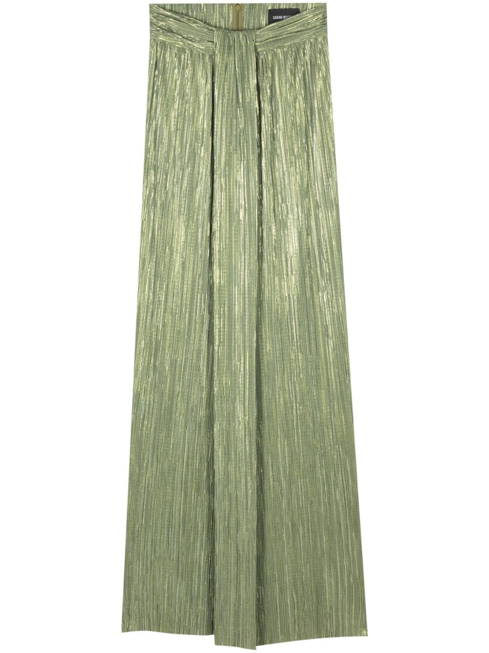 Sabina Musayev Renana plissé midi skirt - Green von Sabina Musayev