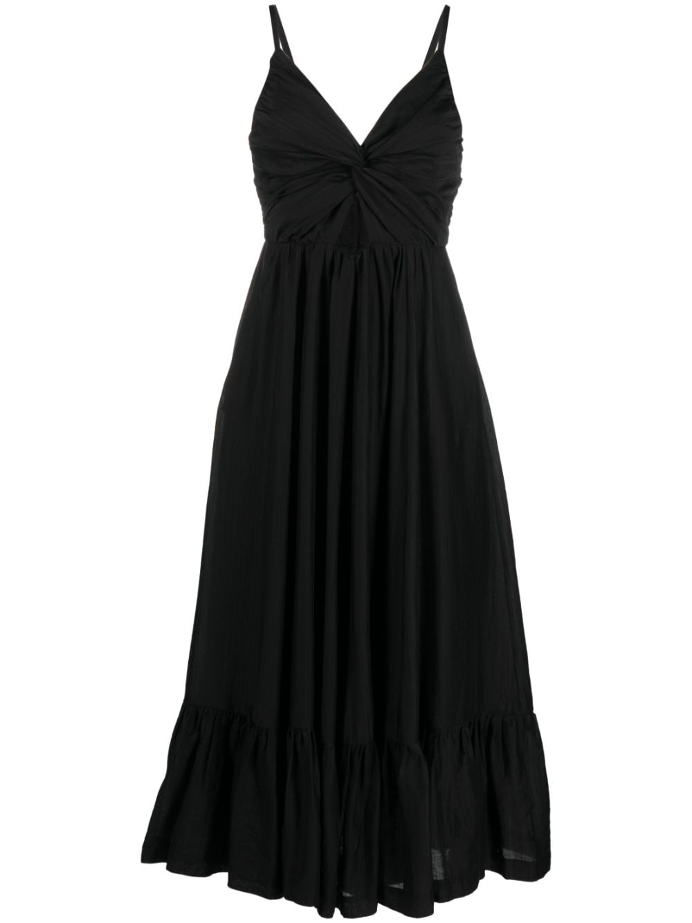 Sabina Musayev sleeveless Tencel-blend midi dress - Black von Sabina Musayev