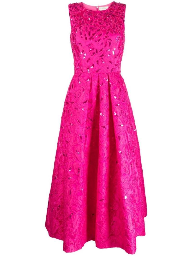 Sachin & Babi Ashley brocade midi dress - Pink von Sachin & Babi