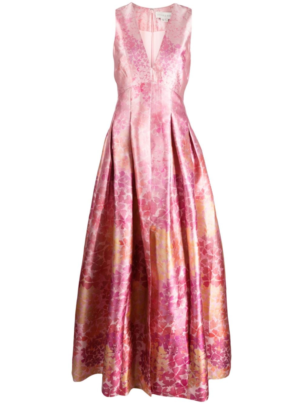 Sachin & Babi Brooke Gown abstract-print dress - Pink von Sachin & Babi