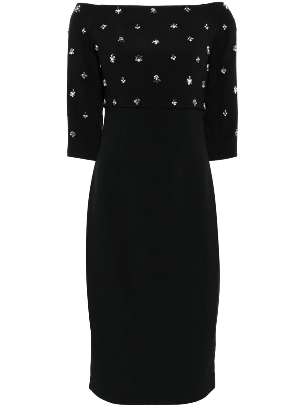 Sachin & Babi Fatima crystal-embellished midi dress - Black von Sachin & Babi