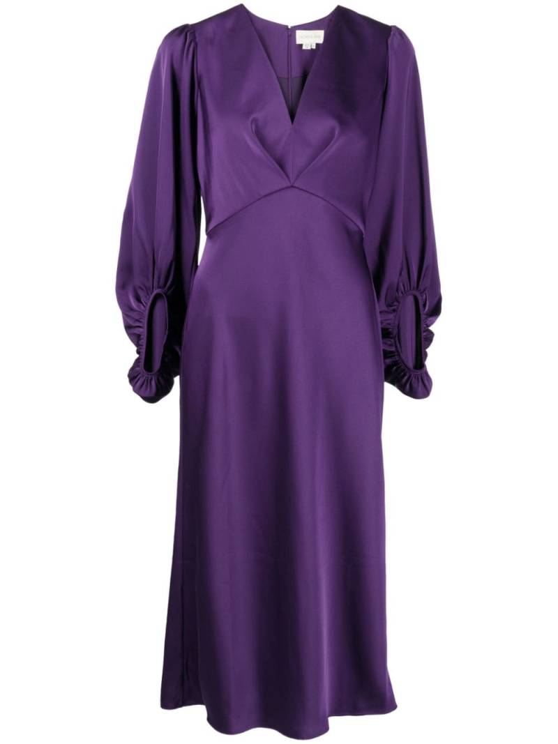 Sachin & Babi Ginny satin-finish midi dress - Purple von Sachin & Babi