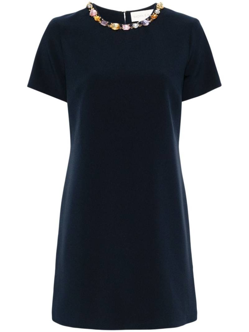 Sachin & Babi Lauren crepe mini dress - Blue von Sachin & Babi