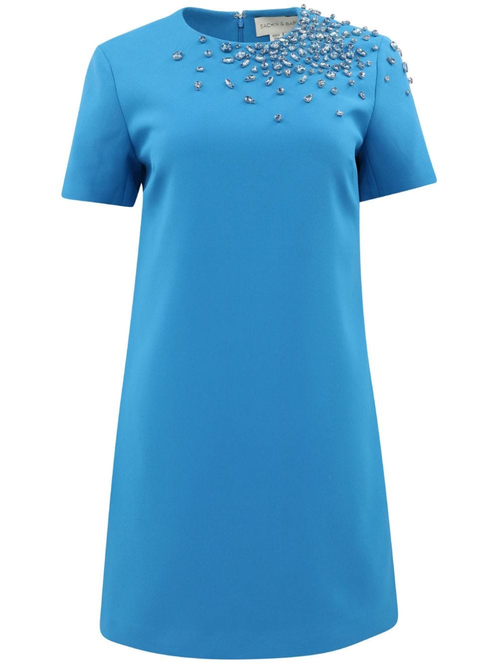 Sachin & Babi Lauren crystal-embellished dress - Blue von Sachin & Babi