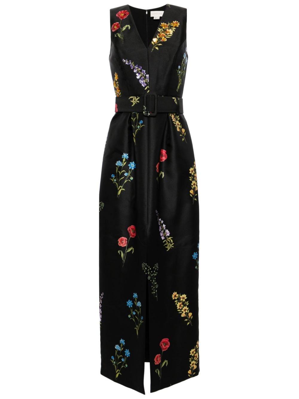 Sachin & Babi Marsden floral-print gown - Black von Sachin & Babi