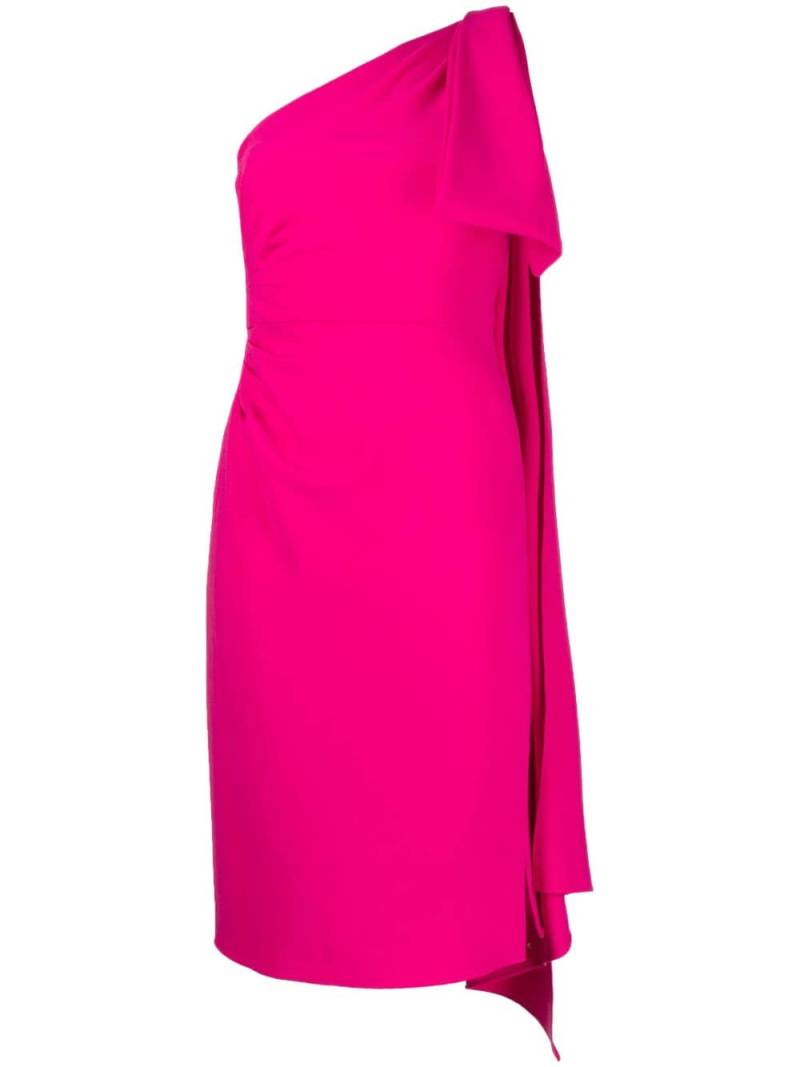 Sachin & Babi Miranda draped-detail midi dress - Pink von Sachin & Babi