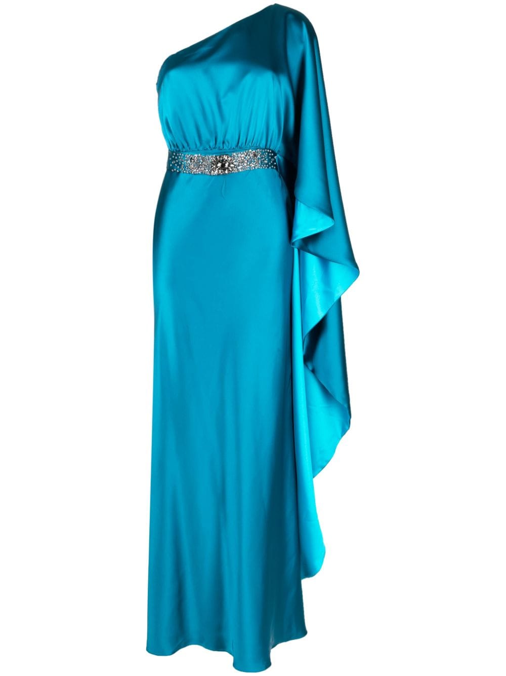 Sachin & Babi Zahara one-shoulder satin gown - Blue von Sachin & Babi