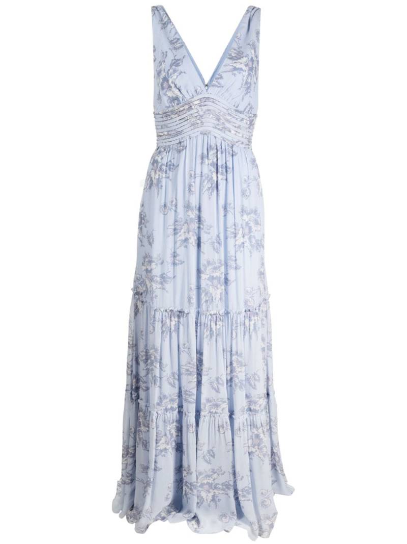 Sachin & Babi floral-print sleeveless dress - Blue von Sachin & Babi