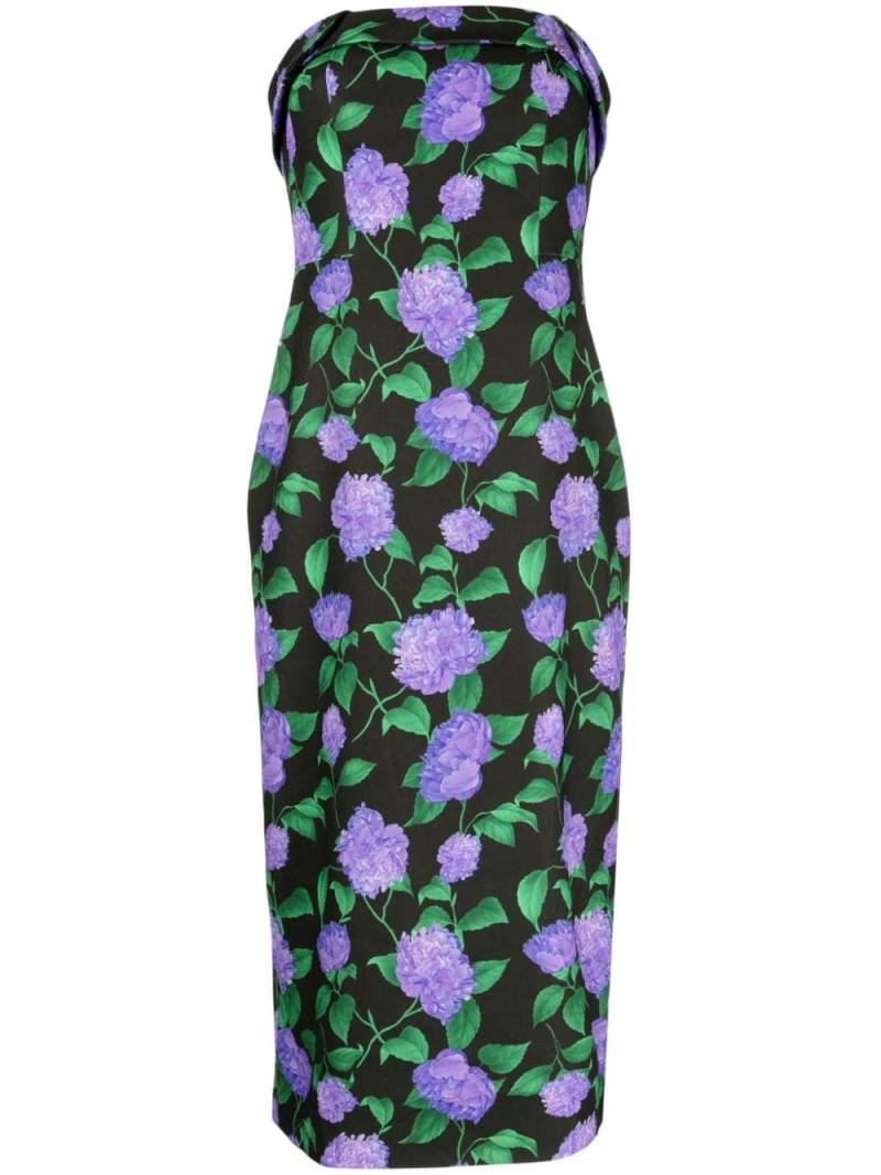 Sachin & Babi floral-print strapless dress - Purple von Sachin & Babi