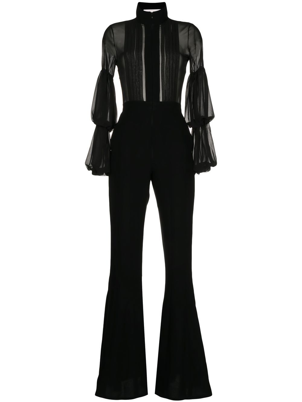 Saiid Kobeisy draped-sleeve jumpsuit - Black von Saiid Kobeisy