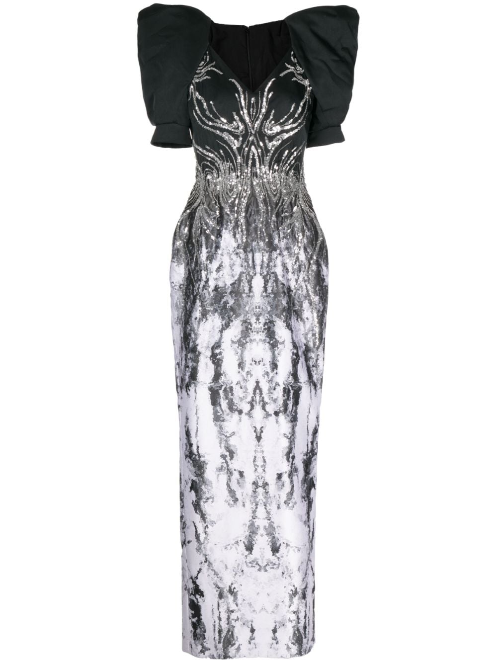 Saiid Kobeisy sequin-embellished gown - Black von Saiid Kobeisy