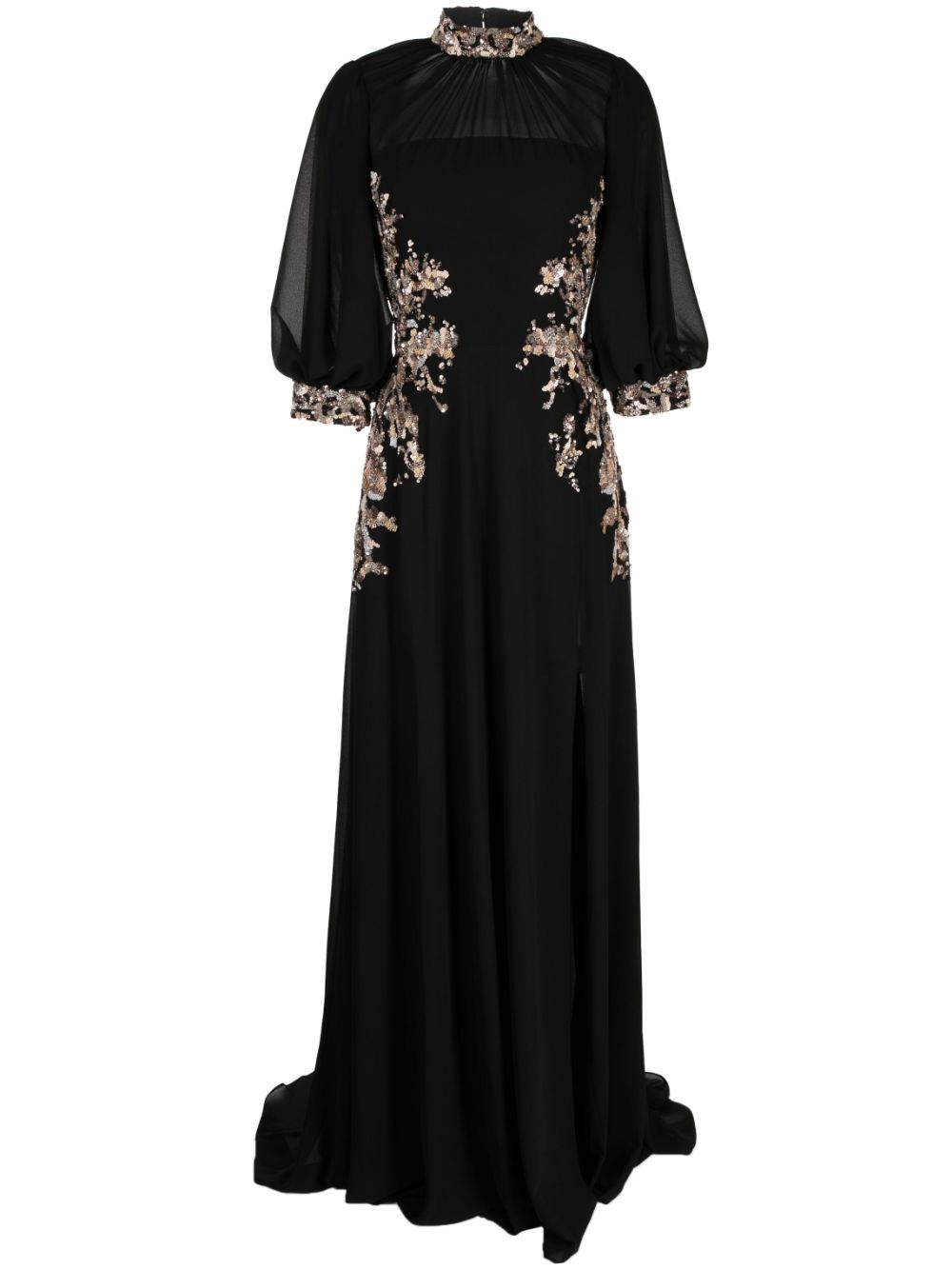 Saiid Kobeisy sequin-embellishment long dress - Black von Saiid Kobeisy