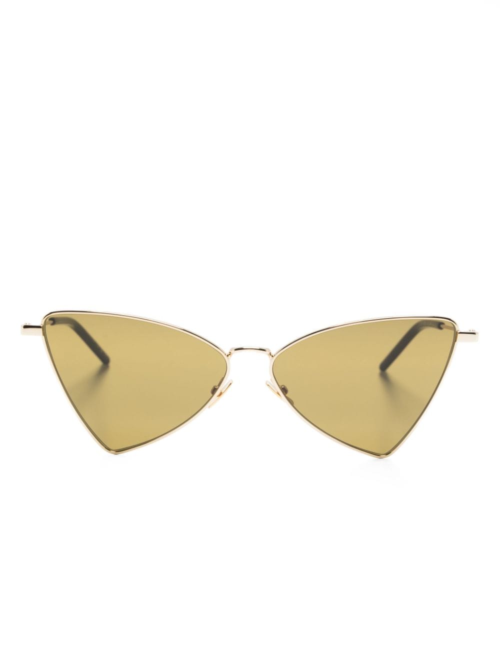 Saint Laurent Eyewear Jerry logo-embossed sunglasses - Gold von Saint Laurent Eyewear