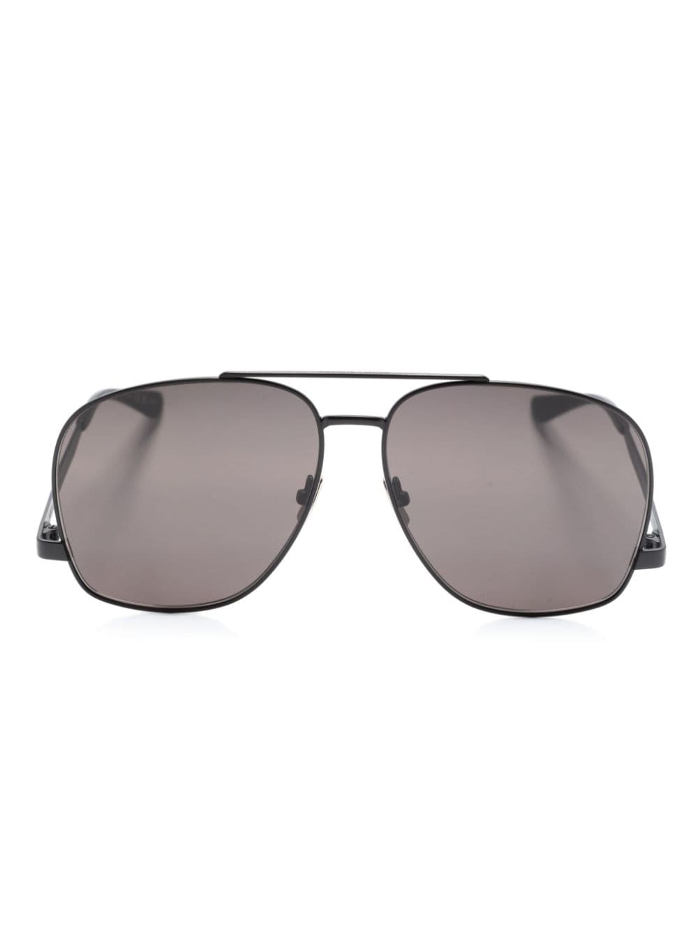 Saint Laurent Eyewear Leon oversized-frame sunglasses - Black von Saint Laurent Eyewear
