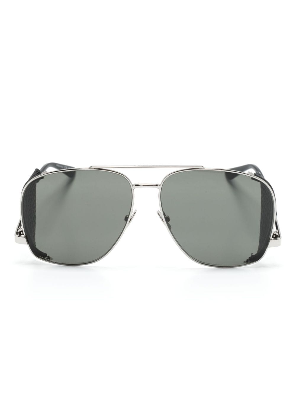Saint Laurent Eyewear Leon pilot-frame sunglasses - Silver von Saint Laurent Eyewear