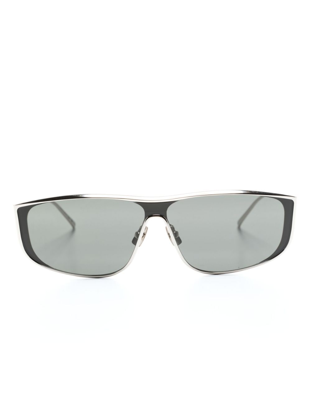 Saint Laurent Eyewear Luna logo-embossed sunglasses - Silver von Saint Laurent Eyewear