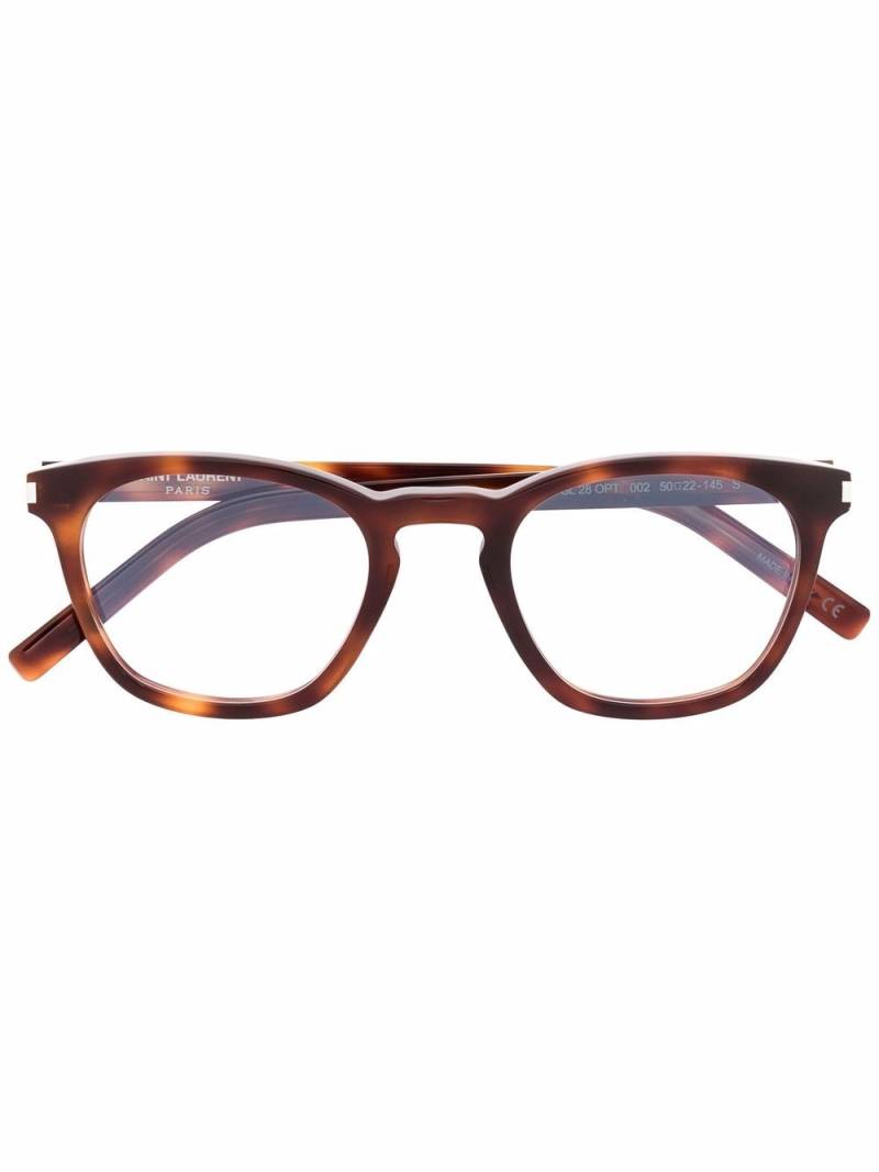 Saint Laurent Eyewear SL 28 OPT D-frame glasses - Brown von Saint Laurent Eyewear