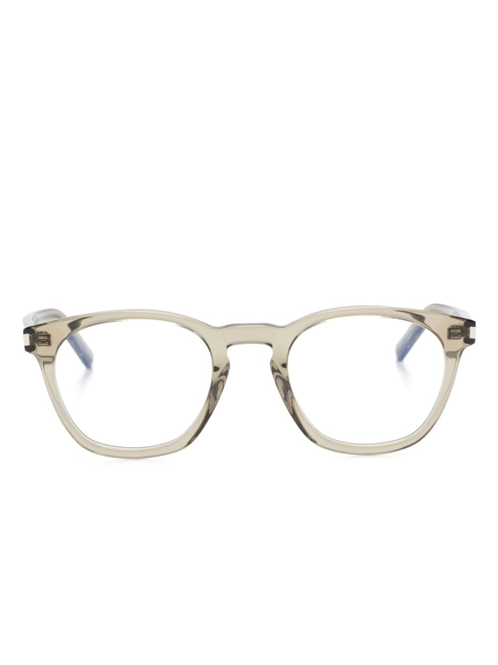 Saint Laurent Eyewear SL 28 square-frame glasses - Brown von Saint Laurent Eyewear
