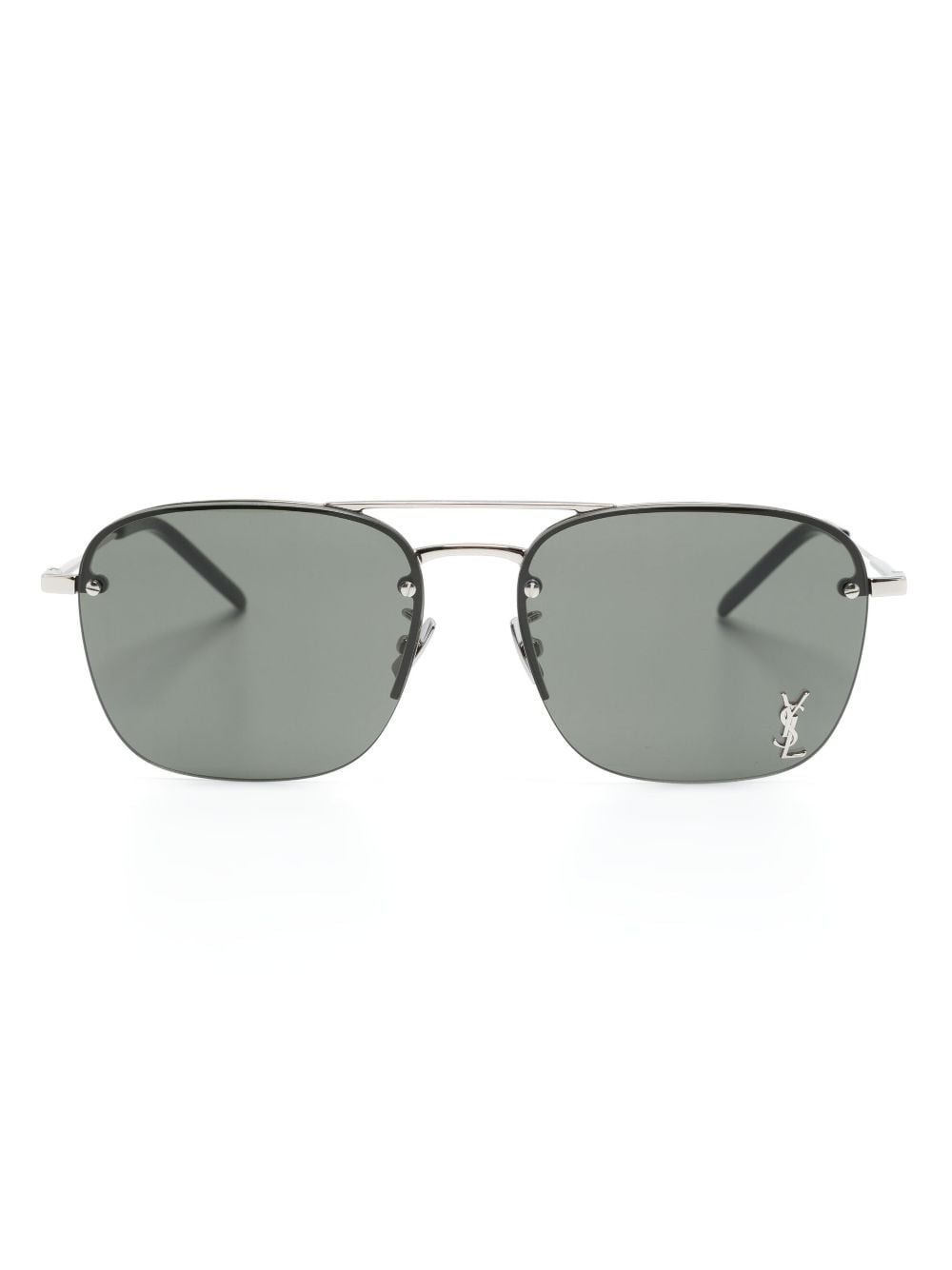 Saint Laurent Eyewear SL 312 M metal sunglasses - Silver von Saint Laurent Eyewear