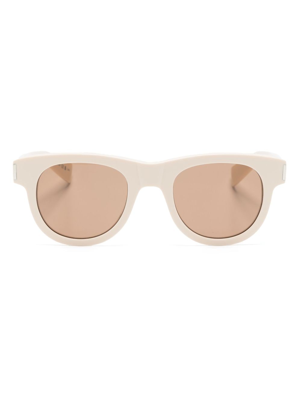 Saint Laurent Eyewear SL 571 round-frame sunglasses - Neutrals von Saint Laurent Eyewear